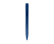 Stylo en plastique recyclé et pointe en acier inoxydable encre noire couleur bleu