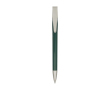 Stylo avec corps et clip en plastique recyclé encre bleue couleur vert foncé