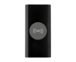 Batterie externe sans fil en aluminium recyclé 8 000 mAh couleur noir