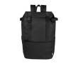 Sac à dos en polyester recyclé 900D de grande capacité avec sangles couleur noir