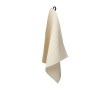 Torchon de cuisine en coton recyclé avec anse colorée 200 g/m² couleur noir