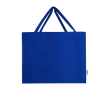Sac en coton recyclé avec grand compartiment principal 220 g/m² couleur bleu roi