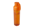 Bouteille en plastique recyclé avec poignée en silicone 600 ml couleur orange