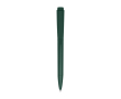 Stylo en plastique recyclé avec écriture longue encre bleue couleur vert foncé