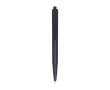 Stylo en plastique recyclé avec ressort en acier encre bleue couleur noir