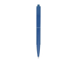 Stylo en plastique recyclé avec ressort en acier encre bleue couleur bleu