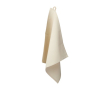 Torchon de cuisine en coton recyclé avec anse colorée 200 g/m² couleur ivoire