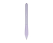 Stylo en plastique recyclé avec corps en caoutchouc encre bleue couleur lilas