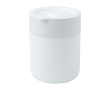 Gobelet en céramique avec revêtement silicone et couvercle 330 ml couleur blanc