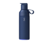 Bouteille en inox recyclé à double ouverture 500 ml Ocean Bottle couleur bleu foncé