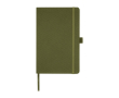 Carnet recyclé d'entreprise A5 avec pages lignées Marksman® Honhua couleur vert foncé