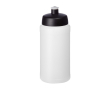 Gourde sportive publicitaire de haute qualité 500 ml Baseline® couleur blanc transparent