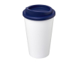 Verre en plastique avec double isolation 350 ml Takeaway Americano couleur bleu