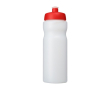 Gourde sportive de grande capacité avec embout 650 ml Baseline® Plus couleur blanc transparent