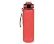 Bouteille hydratation, avec un doseur, d'une capacité de 1 litre couleur rouge
