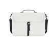 Sacoche ordinateur en PU doux avec sangle de transport réglable 15'' couleur beige