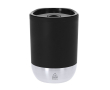 Verre isotherme, couvercle assorti et base en acier inoxydable, 290 ml couleur noir