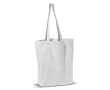 Sac en coton canvas, longues anses, plusieurs couleurs, 250 g/m² couleur blanc