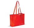 Sac de courses fabriqué en matériau recyclé RPET, 110 g/m² couleur rouge