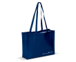 Sac de courses fabriqué en matériau recyclé RPET, 110 g/m² couleur bleu foncé