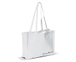 Sac de courses fabriqué en matériau recyclé RPET, 110 g/m² couleur blanc