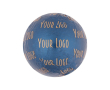 Chocolat en forme de boule avec emballage individuel avec logo 30g couleur bleu