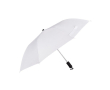 Parapluie en pongé, manche en caoutchouc et ouverture automatique Ø90 couleur blanc