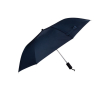 Parapluie en pongé, manche en caoutchouc et ouverture automatique Ø90 couleur bleu marine