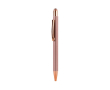 Stylo tactile en alu recyclé avec finition caoutchouc, encre bleue couleur rose