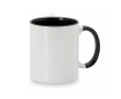 Tasse en céramique avec anse et intérieur coloré, 350 ml Sublim Color couleur noir