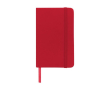Carnets de poche en couleur vive A6, pages lignées Notes couleur rouge