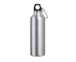 Grande gourde en aluminium colorée avec mousqueton, 800 ml Cruiser XL couleur argenté