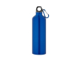 Grande gourde en aluminium colorée avec mousqueton, 800 ml Cruiser XL couleur bleu roi