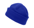 Bonnet en laine polaire couleur bleu roi