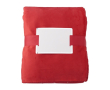 Couverture touché peau de mouton couleur rouge