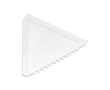 Gratte-neige personnalisable en triangle couleur blanc