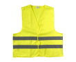 Gilet en polyester haute visibilité couleur jaune
