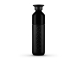Petite Gourde avec fonction thermos couleur noir