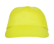 Casquette à 5 panneaux avec bande anti-transpiration 165 g/m² couleur jaune