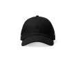 Casquette à 6 panneaux avec œillets métalliques latéraux couleur noir