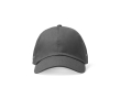 Casquette à 6 panneaux avec œillets métalliques latéraux couleur gris taupe