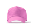 Casquette à 5 panneaux en coton avec œillets de ventilation 170 g/m² couleur rose clair 