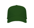 Casquette en coton avec velcro ajustable et œillets de ventilation couleur vert foncé