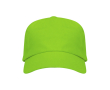 Casquette en coton avec velcro ajustable et œillets de ventilation couleur vert clair