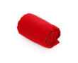 Serviette de sport en microfibre avec sac de transport 138x72 cm couleur rouge