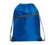 Sac cordon multifonction avec une poche zippée à l’avant couleur bleu roi