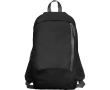 Sac à dos en polyester avec poche avant et bretelles réglables couleur noir
