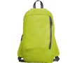 Sac à dos en polyester avec poche avant et bretelles réglables couleur vert pistache