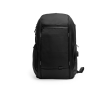 Sac à dos en nylon avec port USB, bretelles et dos rembourrés 17’’ couleur noir
