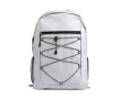 Sac à dos sportif en polyester 600D avec fermeture éclair avant couleur blanc